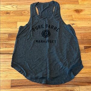 Pure Barre manhasset Women's Gray Tank Top